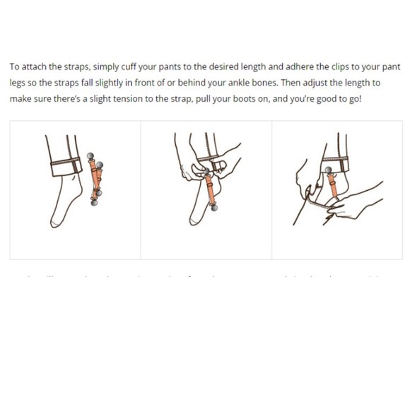 Kuza Straps One Pair Removable Pant Stir-ups - Picture 4 of 4